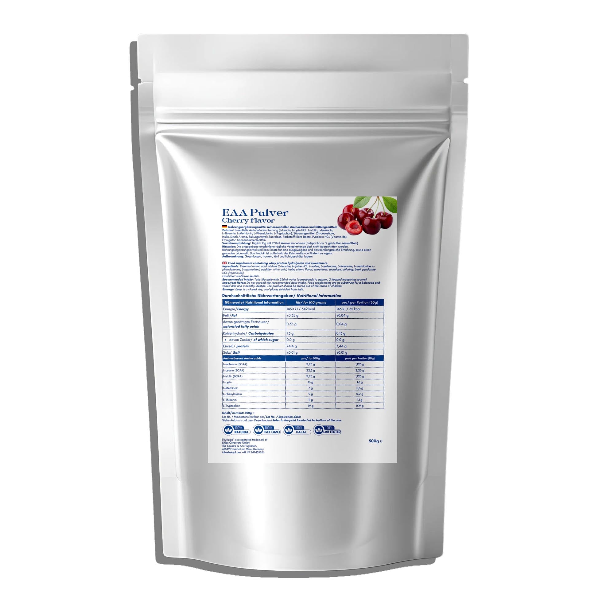 EAA (Essentielle Aminosäuren) Kirsche - 500g)