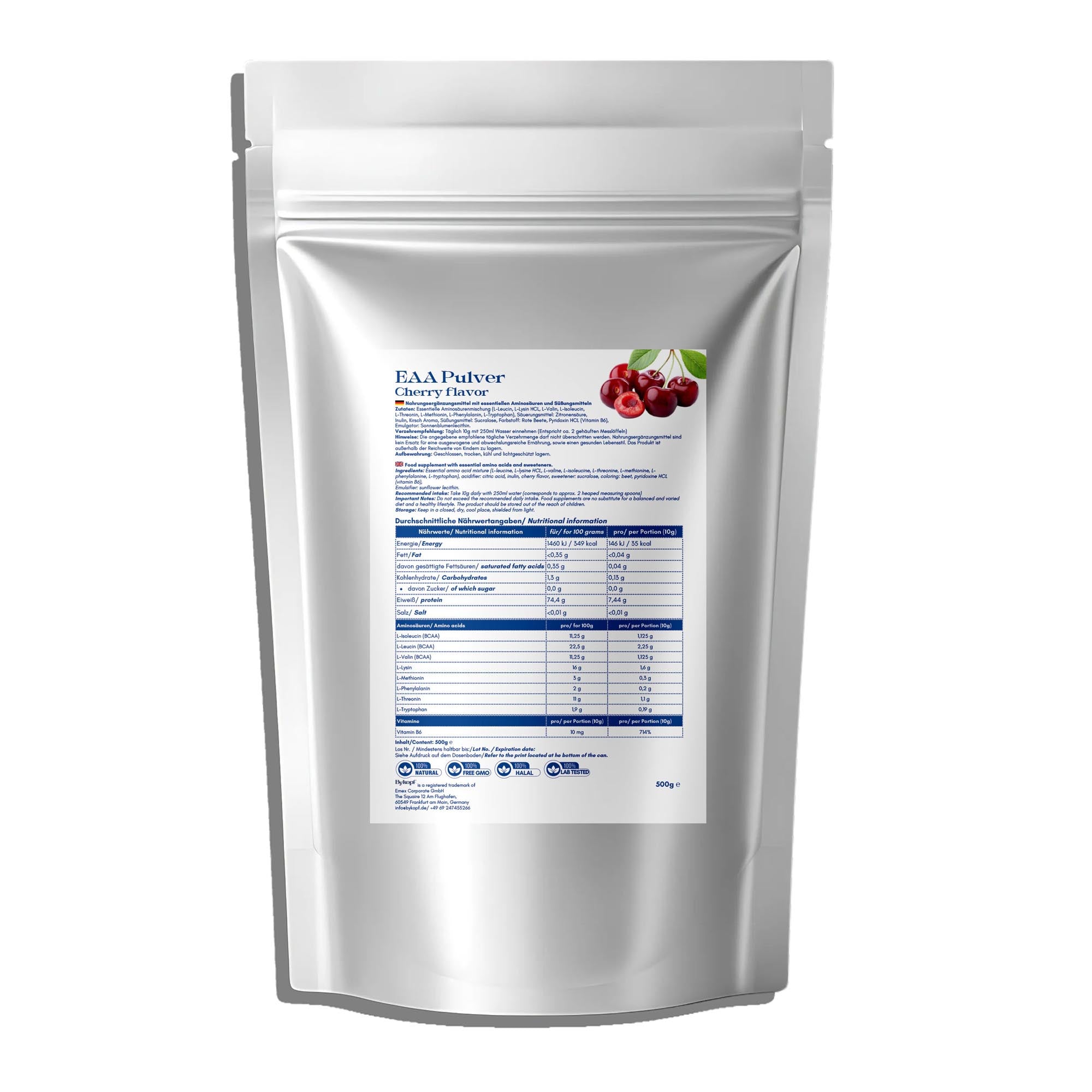 EAA (Essentielle Aminosäuren) Kirsche - 500g)